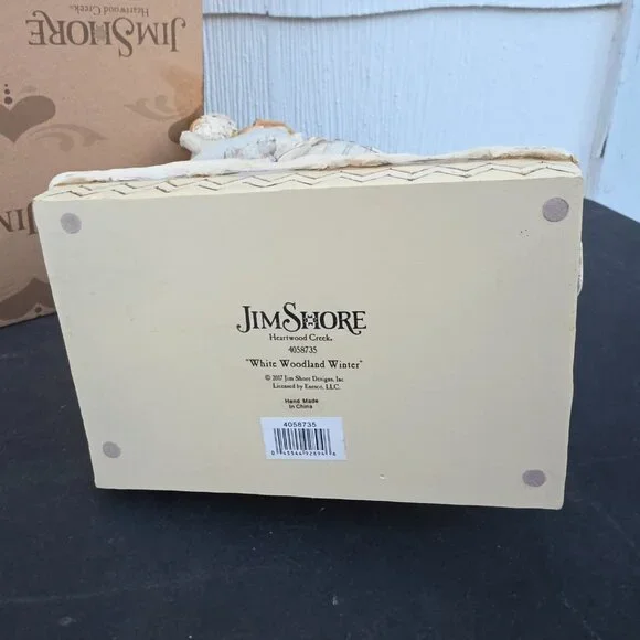 Jim Shore 2017 "White Woodland Winter" Santa , #4058735 Heartwood Creek - Picture 11 of 11